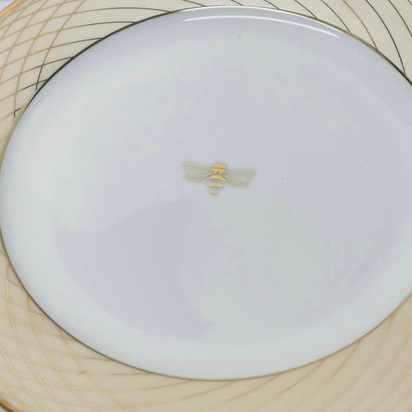 Mary Kay Golden Anniversary Bumblebee Dinnerware 1 place Set New with Open Box.. - Picture 2 of 12